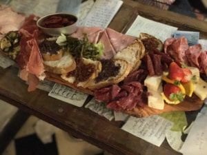 Cured meat and cheese