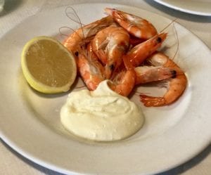 Prawns at Franklins