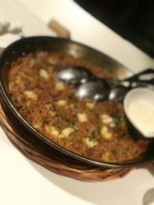 Fideuá at Tapeo