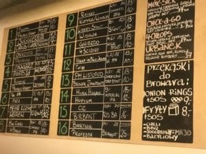 Extensive list of Polish Craft Beer at 4 Hops in Wroclaw