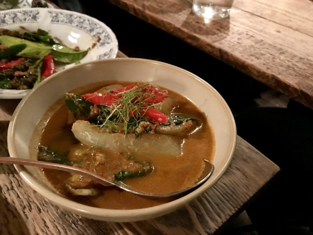 red thai curry at Som Saa